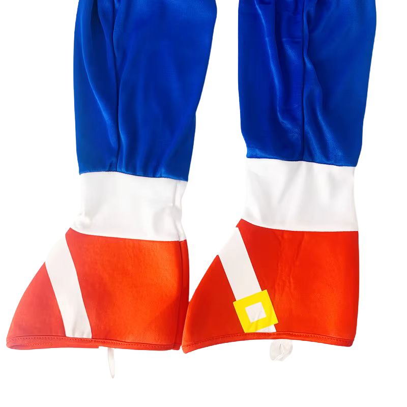 Children’s Sonic the Hedgehog jumpsuit, cozy and machine washable, perfect for young fans.