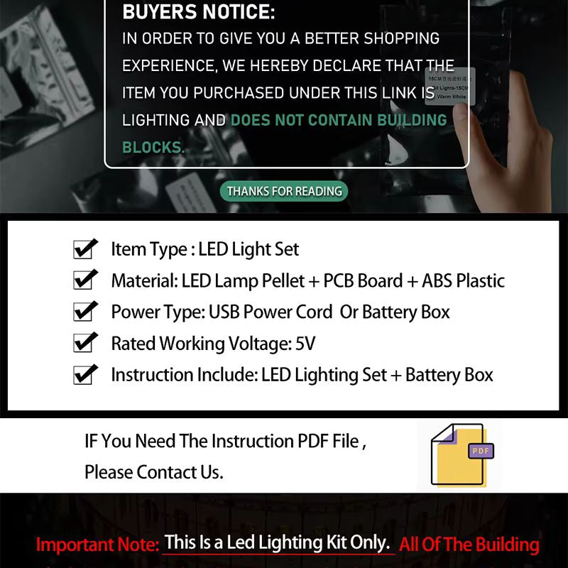 LED Lights for Sonic Green Hill Set