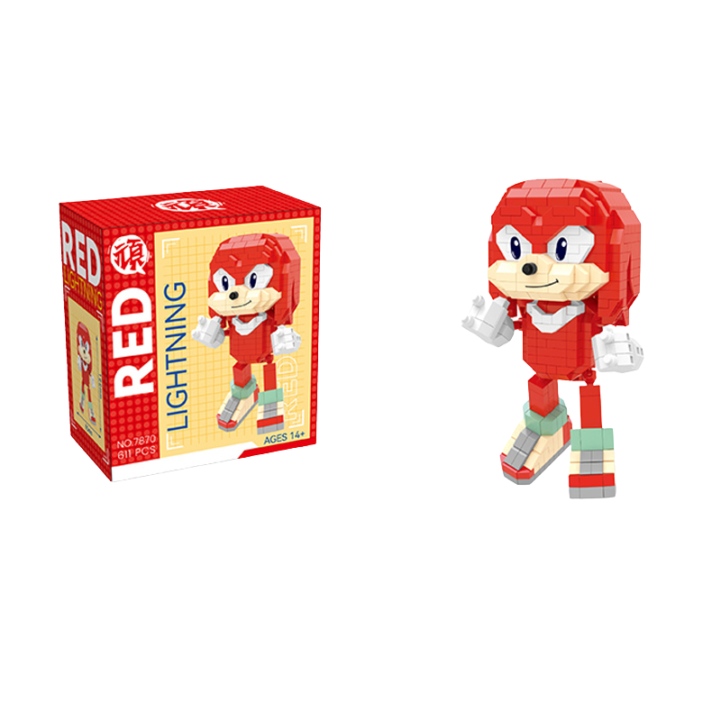 A detailed figurine of Knuckles the Echidna, showcasing his strong and determined personality. Perfect for fans and collectors who want to add this iconic character to their collection.