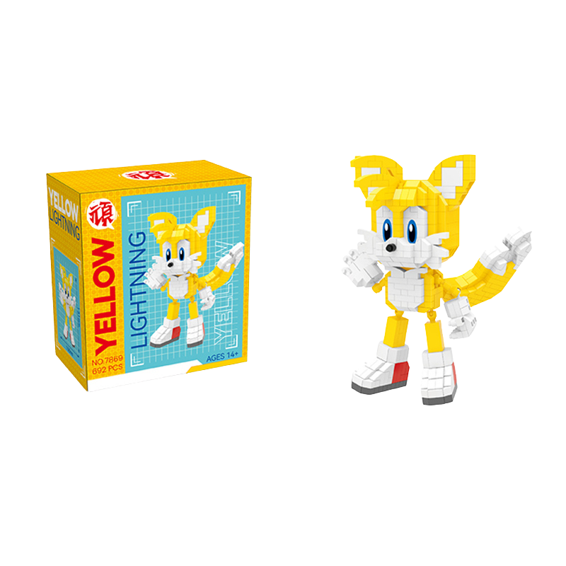 A detailed figurine of Tails, the lovable two-tailed fox from the Sonic series. Perfect for fans and collectors looking to add this iconic character to their collection.