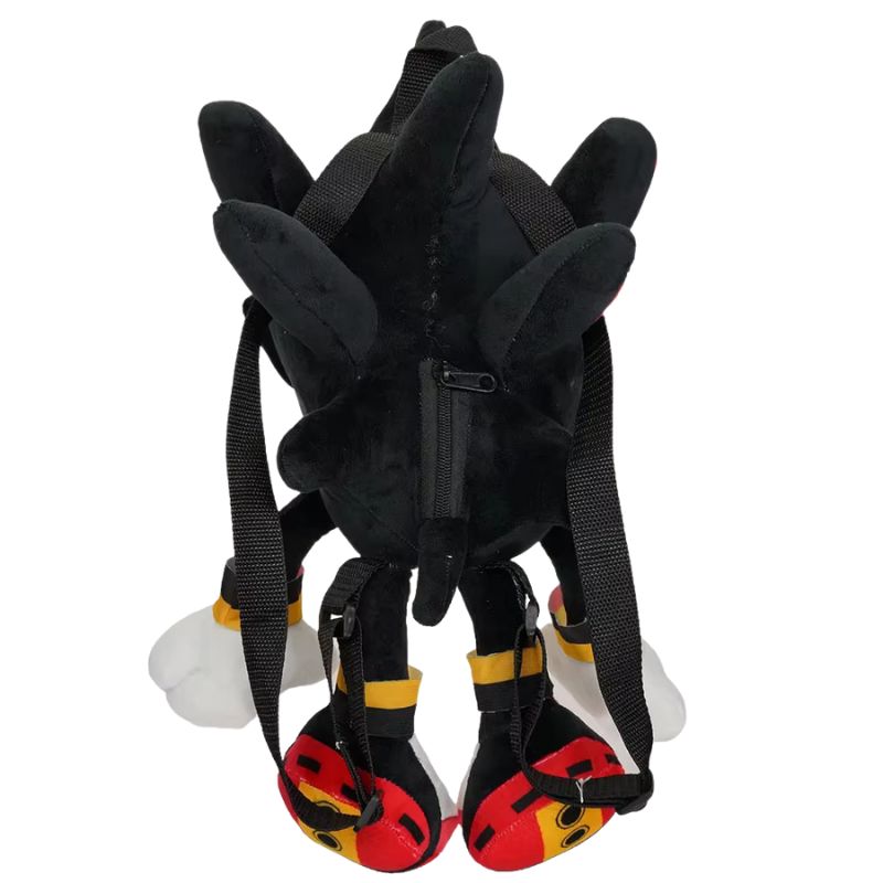 Shadow the Hedgehog 40cm plush toy, soft stuffed Sonic character bag, perfect for kids’ birthdays and collectors.