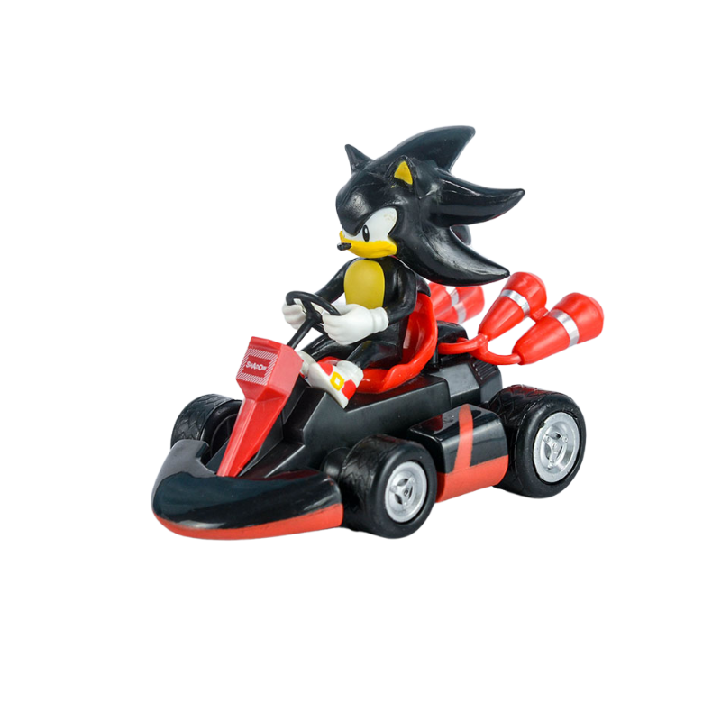 A dynamic figurine of Shadow the Hedgehog, showcasing his iconic red and black design. Perfect for fans and collectors who want to display this ultimate lifeform in their collection.