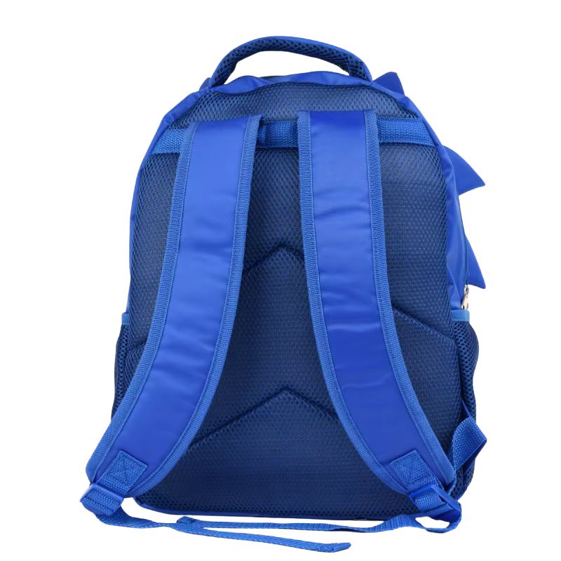 Sonic the Hedgehog backpack with large capacity and small bag for students, unisex design suitable for boys and girls.