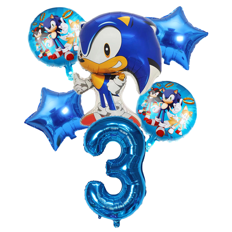 A high-quality Sonic the Hedgehog balloon that adds an exciting touch to any party. Great for themed events, birthdays, or as a unique gift for fans.