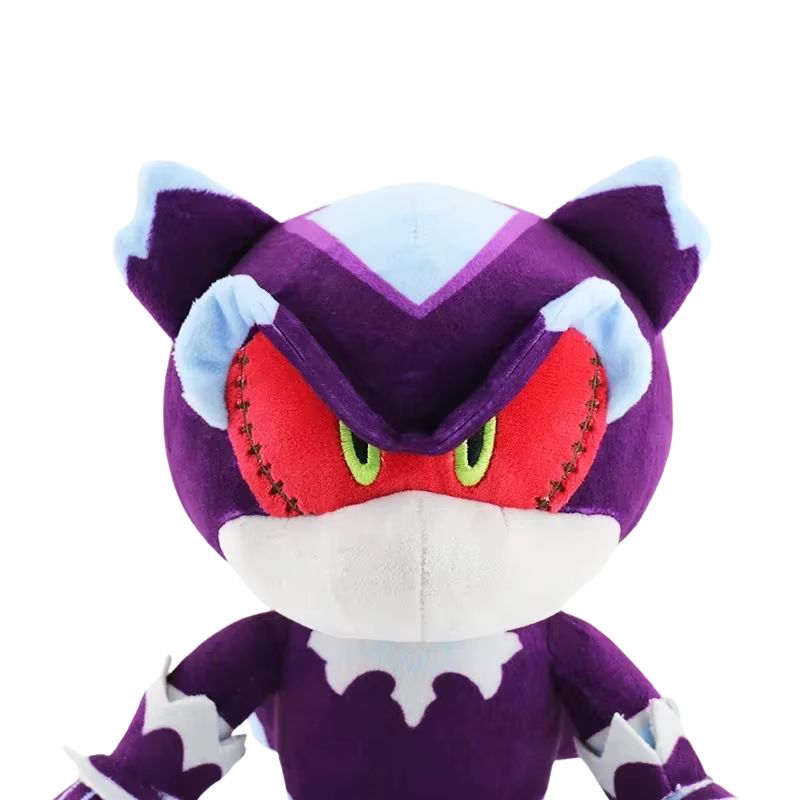 Sonic and Mephiles plush dolls, soft stuffed toys for kids, great for Sonic fans, ideal for play or as a birthday gift.
