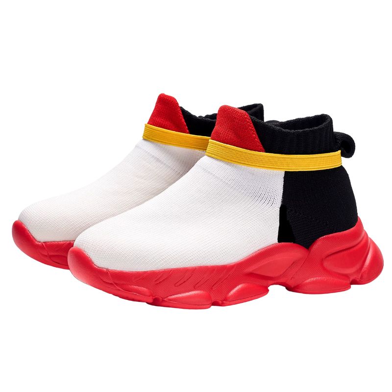 Sonic Shadow Air Shoes for kids, featuring air jets that allow them to hover just above the ground, offering speed and smooth movement across any terrain