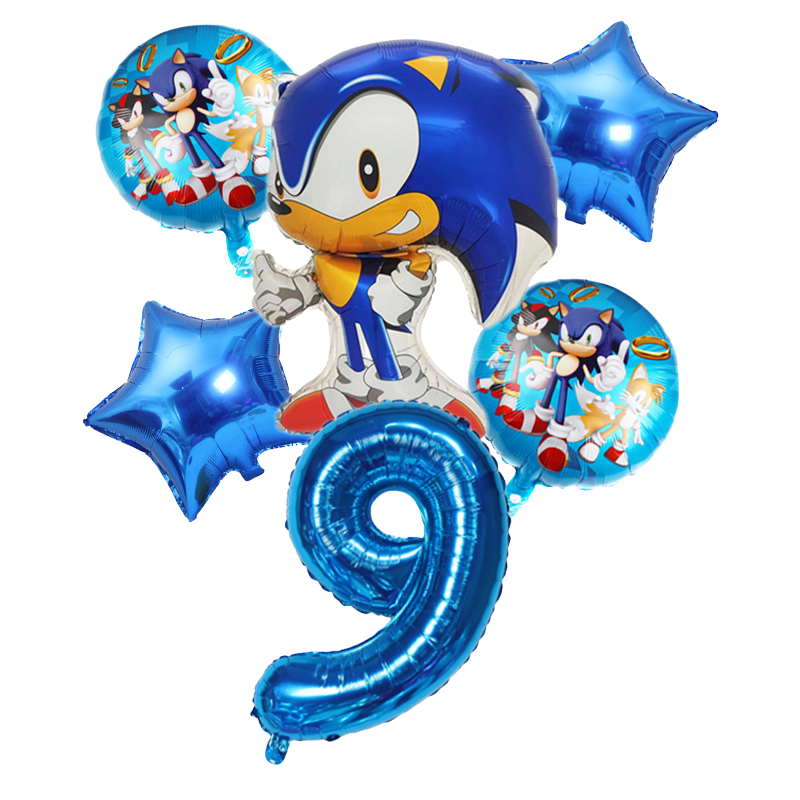 A fun and eye-catching Sonic the Hedgehog character balloon, ideal for parties, celebrations, or as a unique gift for fans. Features vibrant colors and Sonic’s iconic design.