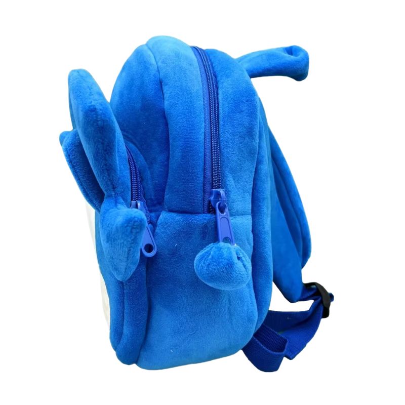 Cute Sonic the Hedgehog plush backpack, perfect for kids, featuring a plush design ideal for storing toys, books, and other essentials.