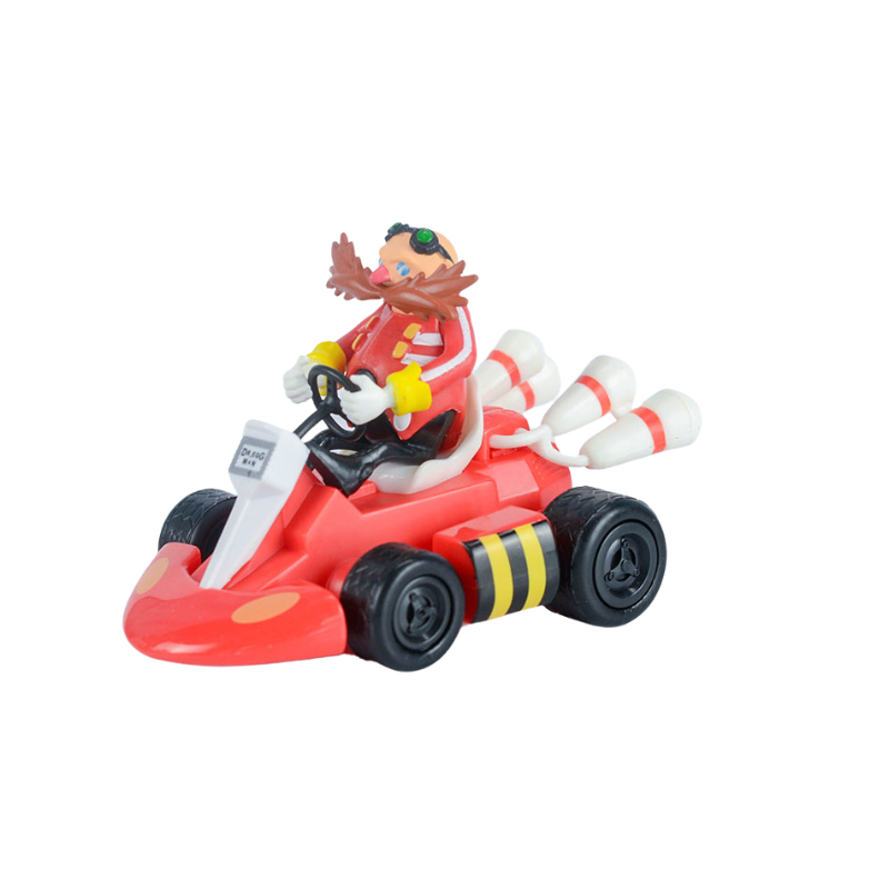 A detailed figurine of The Mad Doctor, inspired by the iconic villain from the Sonic universe. Perfect for collectors, showcasing his distinctive design and menacing presence.