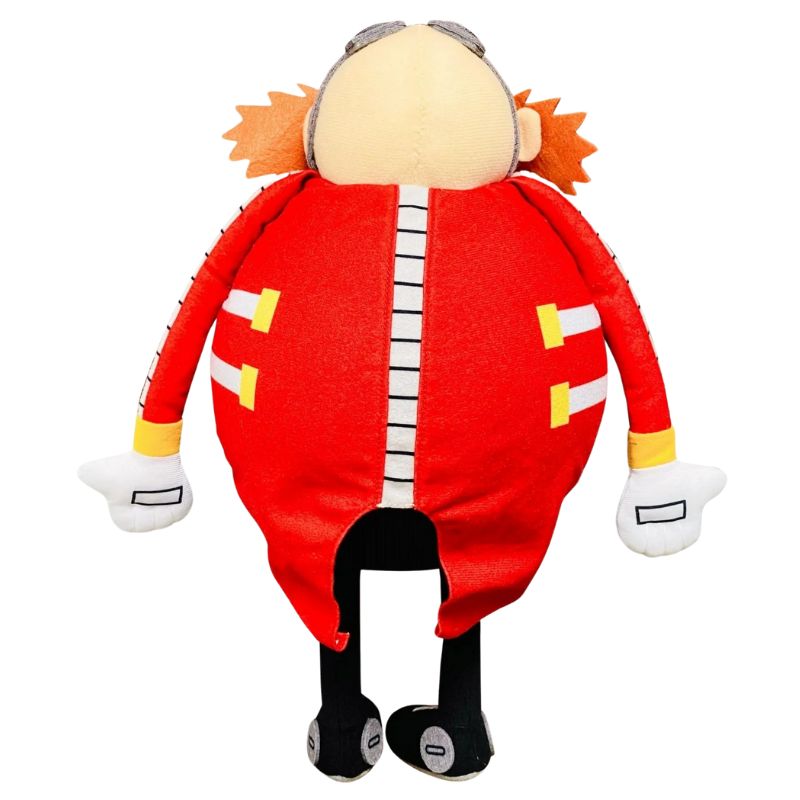 A quirky Dr. Eggman plush, showcasing the iconic villain with his round shape and mustache.