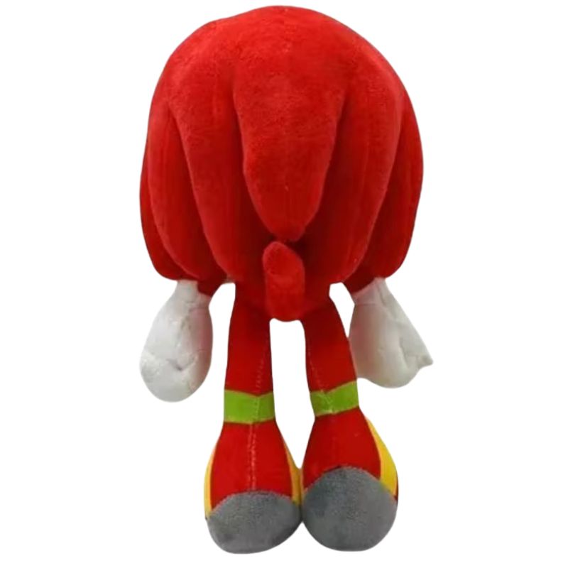 A sturdy and adorable Knuckles the Echidna plush.
