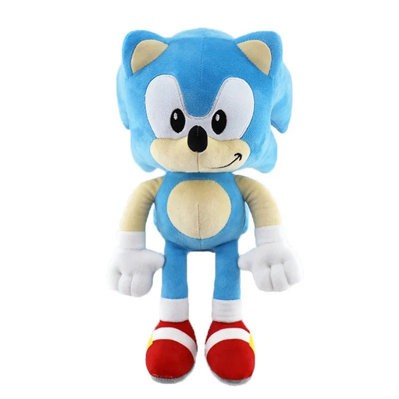 Plush Sonic the Hedgehog in sky-inspired colors, offering a fresh and vibrant take on the beloved character.