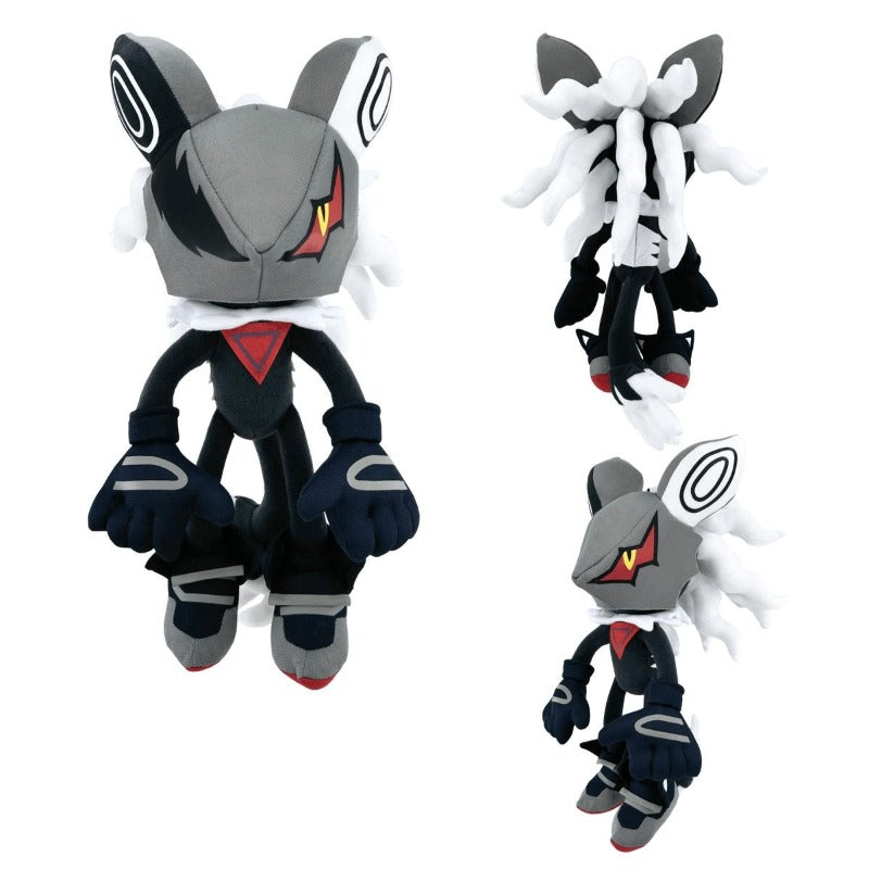 Plush Shadow Chaos with an intricate design, inspired by the Chaos Emeralds and Shadow's unique powers.