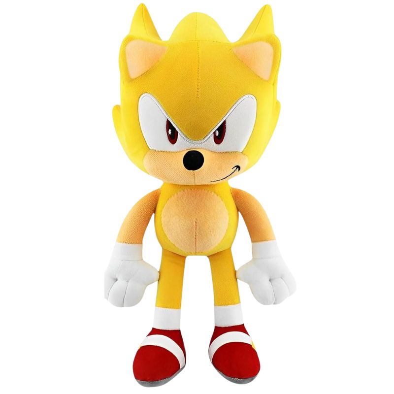 Speedy Sonic the Hedgehog plush, capturing the fast-paced essence of the iconic blue hedgehog.