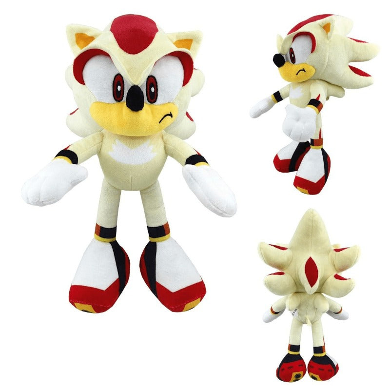 White Sonic the Hedgehog plush featuring a clean and elegant version of the blue speedster.