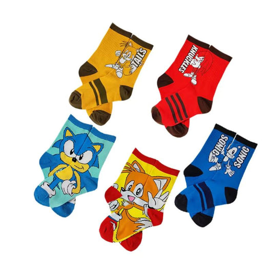 Sonic the Hedgehog Socks  5-Pack