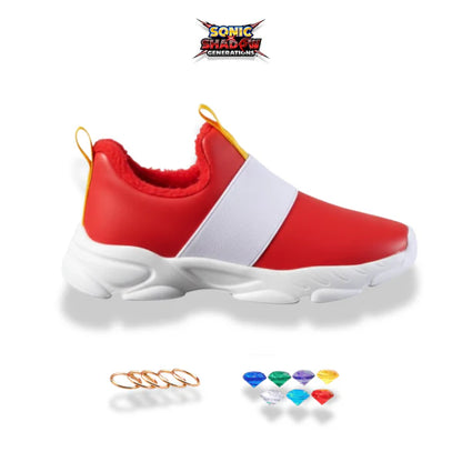 Sonic Winter Sneakers – Chaos Emeralds & Rings Edition